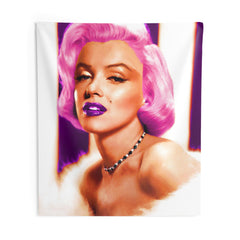 Marilyn Purple Hair Tapestry