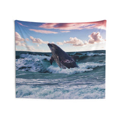 Grey Dolphin Tapestry