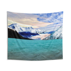 Mountain Lake Painting Tapestry