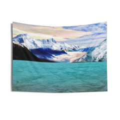 Mountain Lake Painting Tapestry