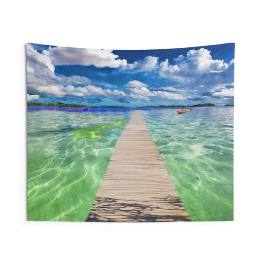 Green Sea Pathtosea Tapestry