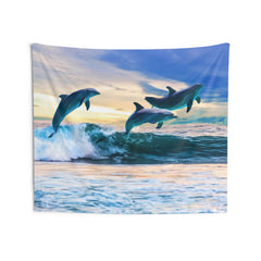 Blue Dolphin Tapestry