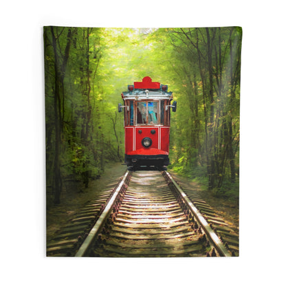 Tree Tunnel Tram Tapestry