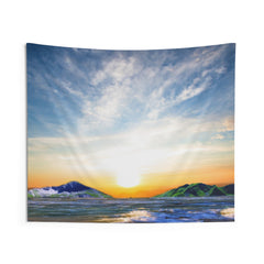 Beach Mountain Tapestry