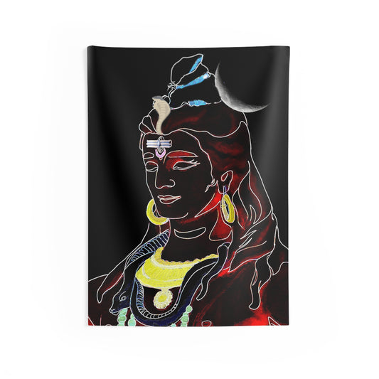 Shiva Glow in Dark Tapestry