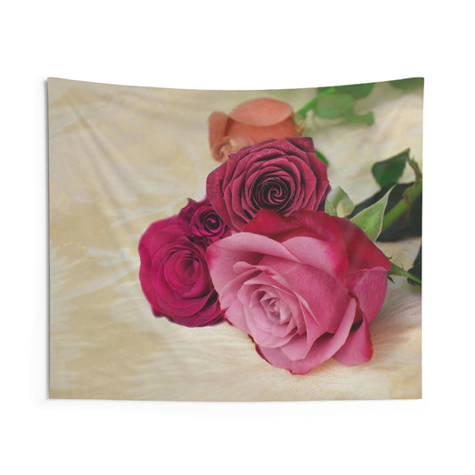 Roses With Leaf Tapestry