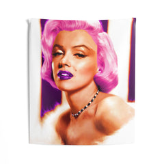Marilyn Purple Hair Tapestry