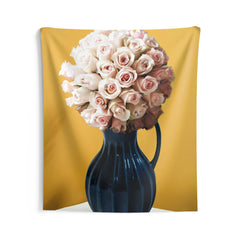 Blue Flower Vase Tapestry
