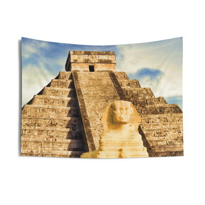 Pyramid on canvasTapestry