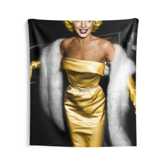 Marilyn In Yellow Dress Tapestry