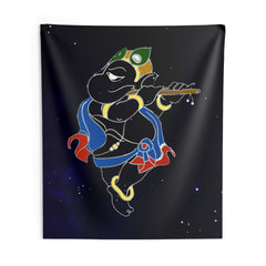 Flute Ganesha Tapestry