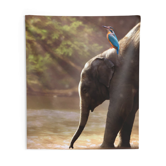 Bird And Elephant Tapestry