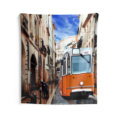 Norway Tram Tapestry