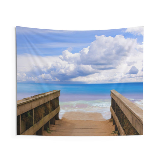 Beach Path to sea Tapestry