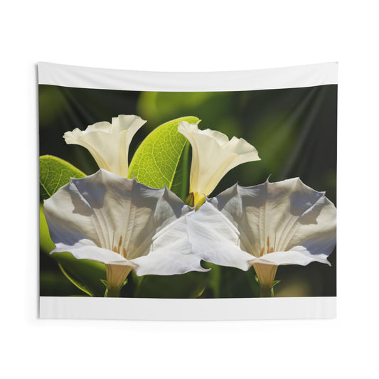 Green And White Jimseed Tapestry