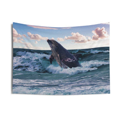 Grey Dolphin Tapestry