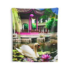 Swan Lily Tapestry