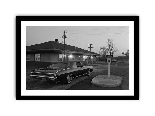 Country Motel  Framed Print