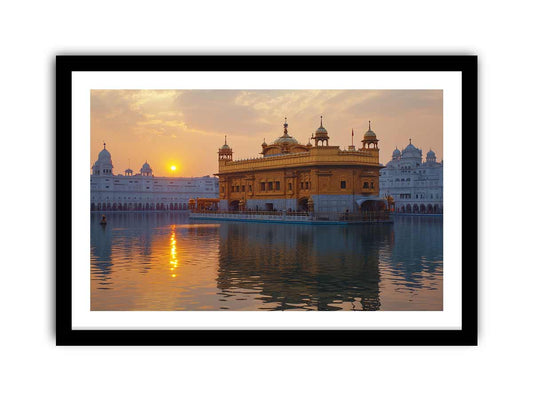 Golden Temple Frame Art