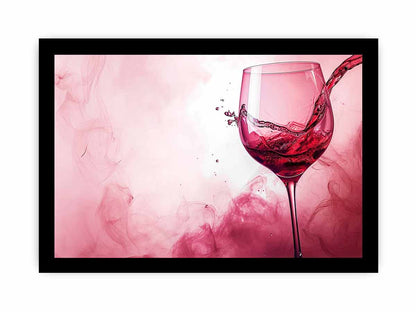 Wine Splash Frame art