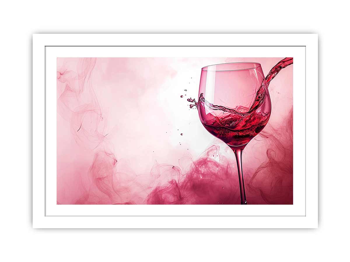 Wine Splash Frame art