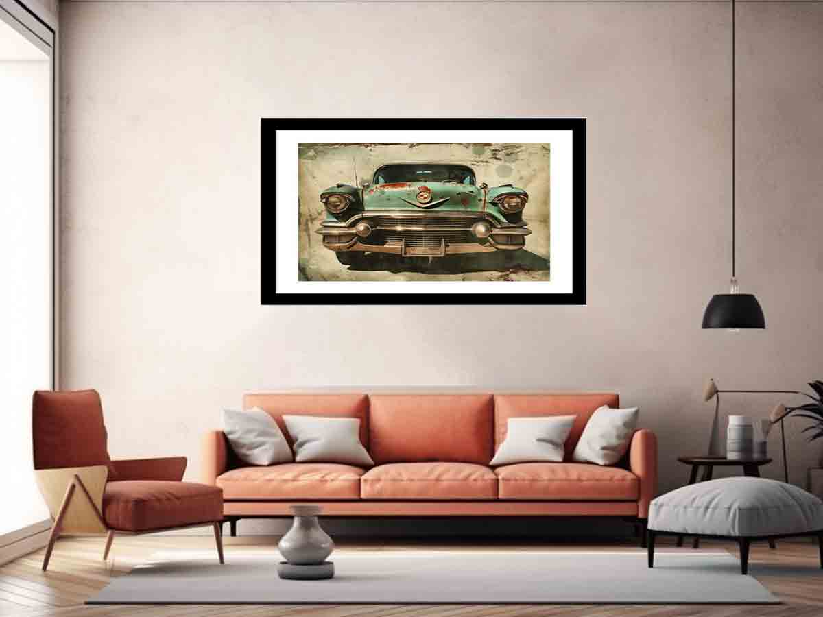 Vintage Car Print