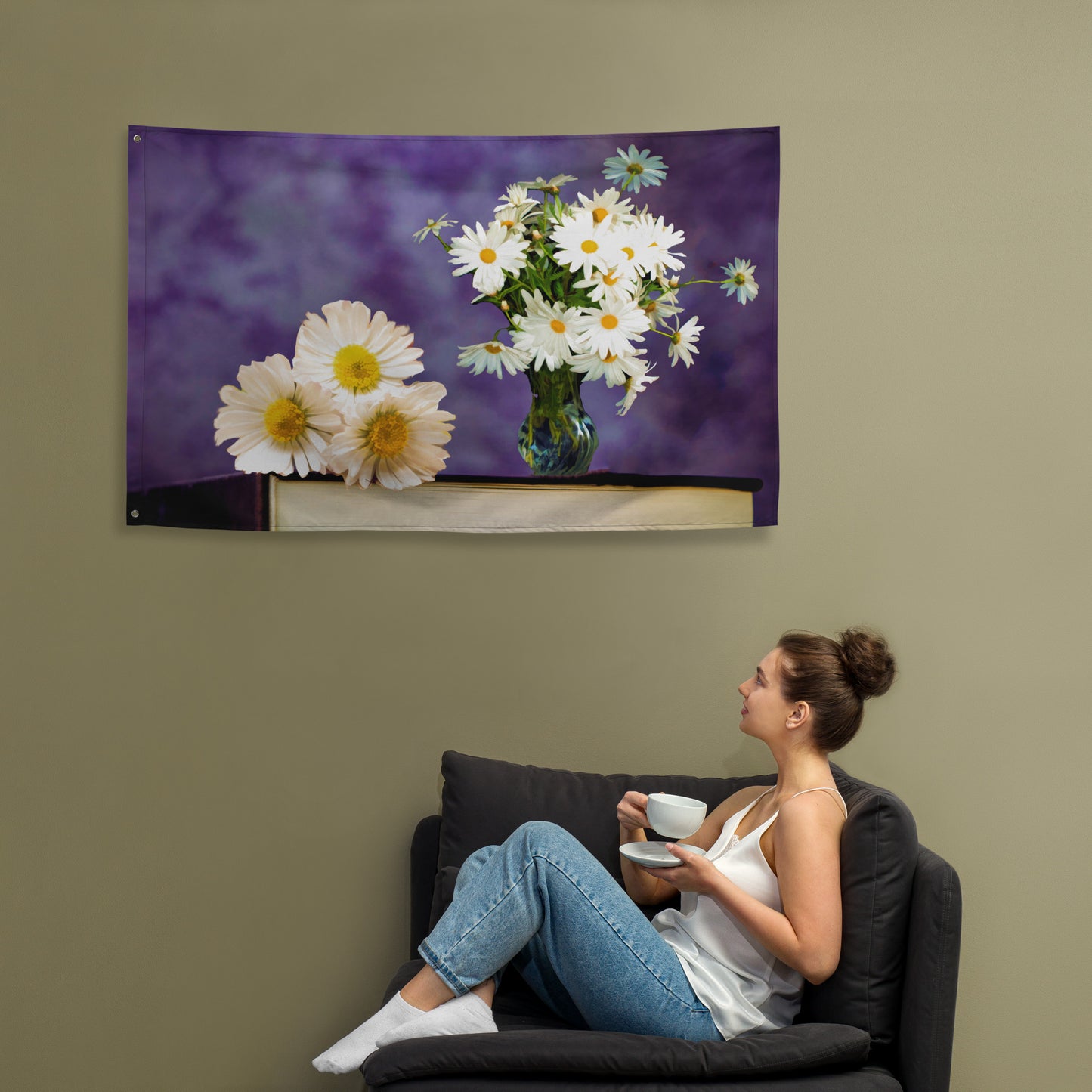 Flower,Vase flag