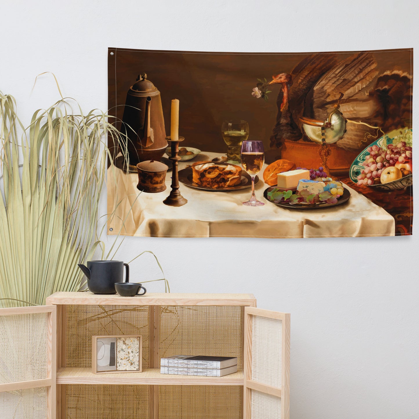 Still Life Flag Tapestry wall hanging