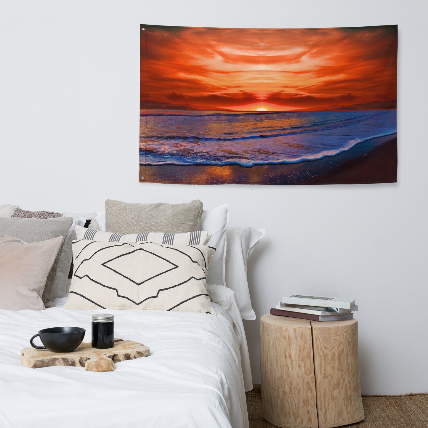 Beach Sunrise Flag