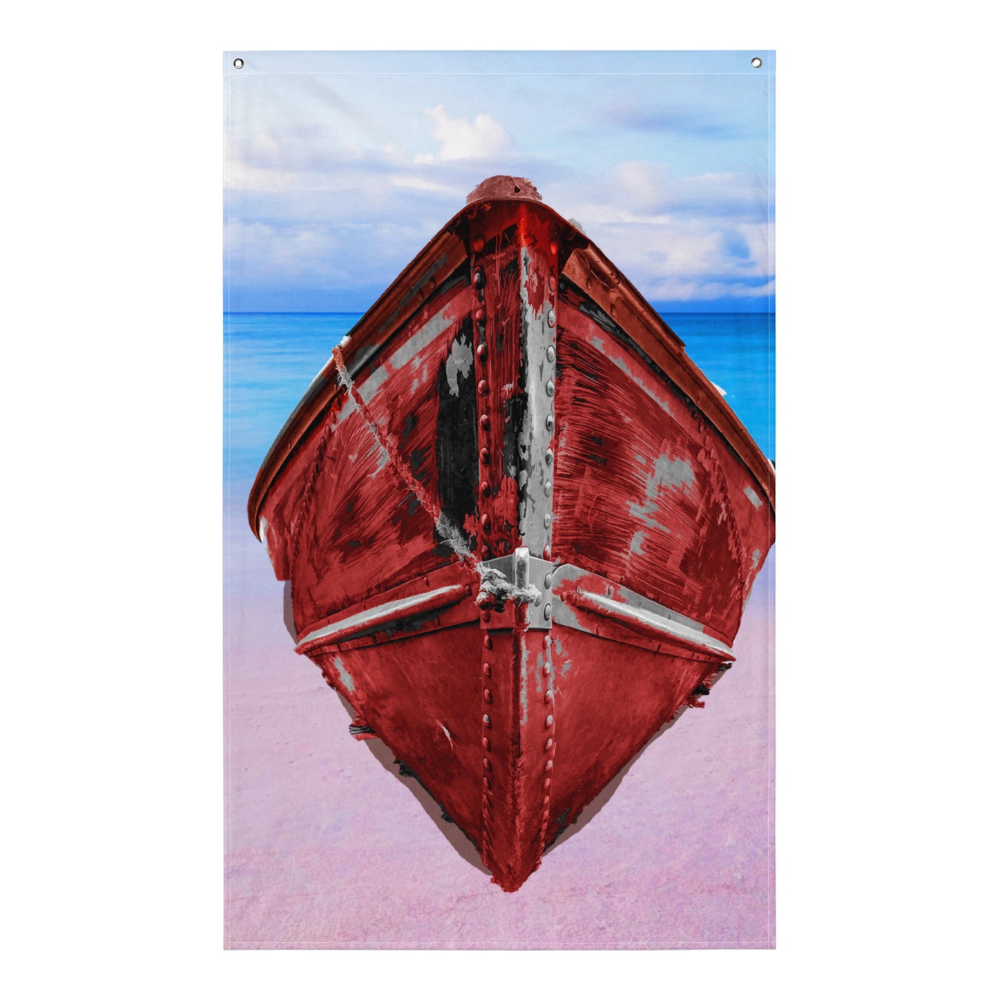 Red Boat Flag