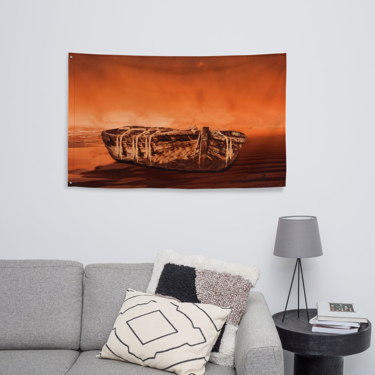 Vintage Boat Flag Tapestry wall hanging
