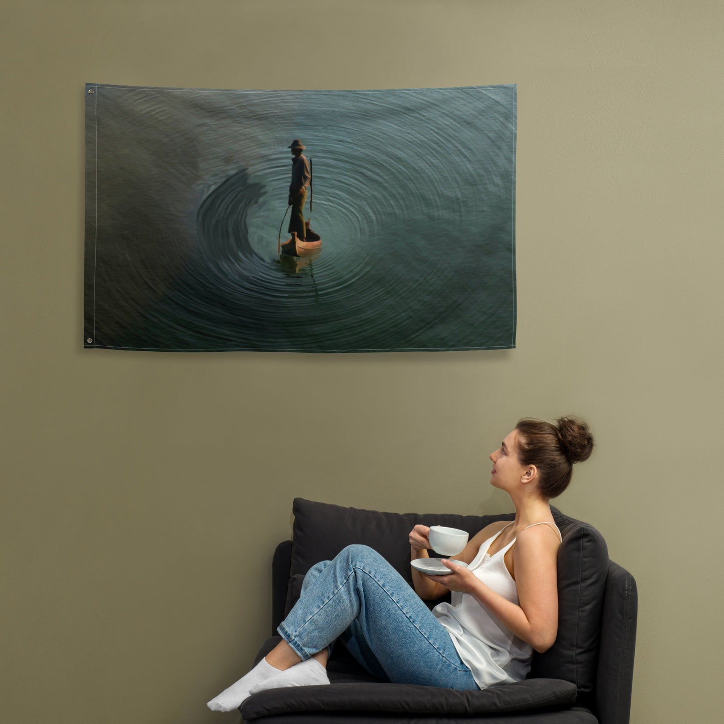 Fisherman Flag Tapestry wall hanging