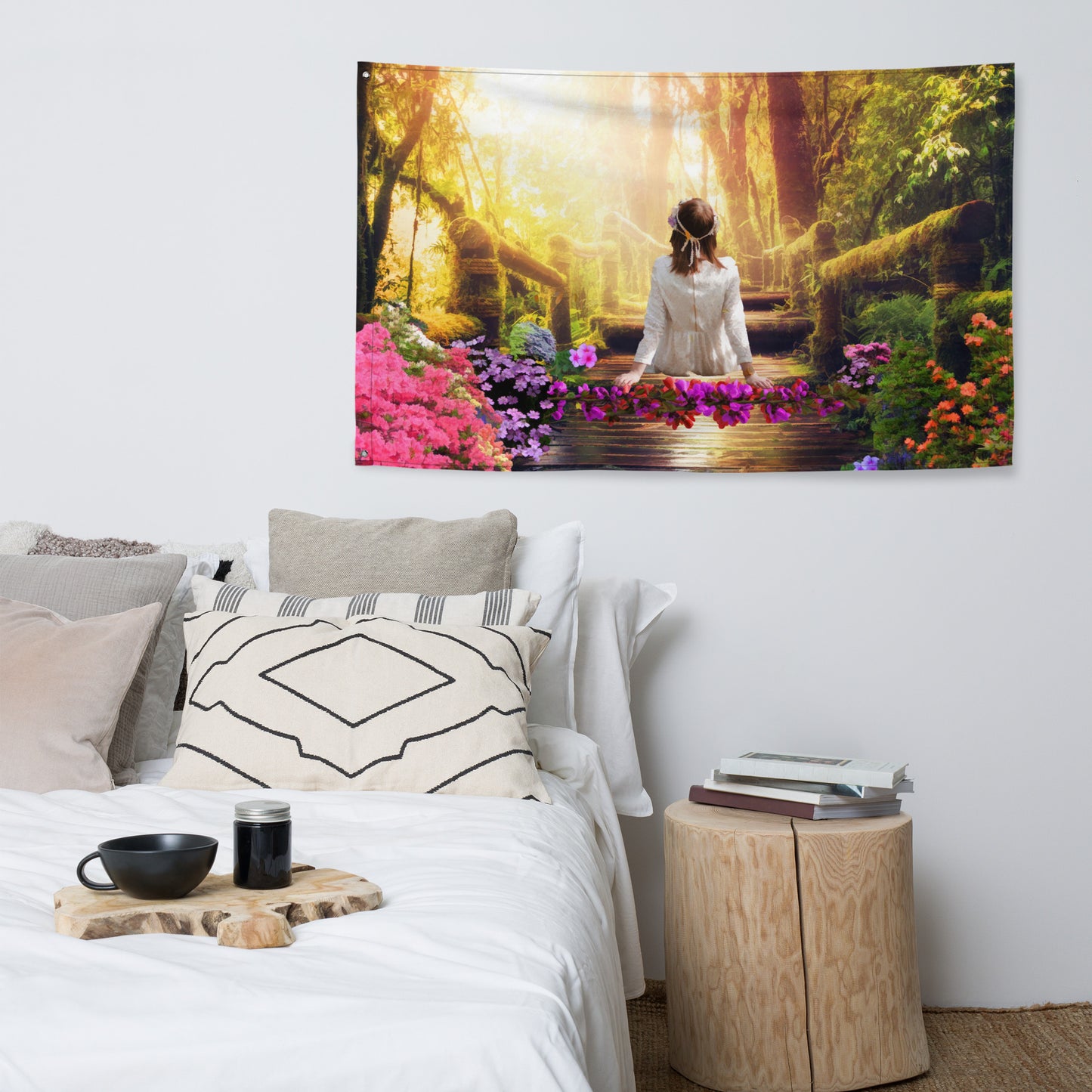 Love in the Air Painting Flag