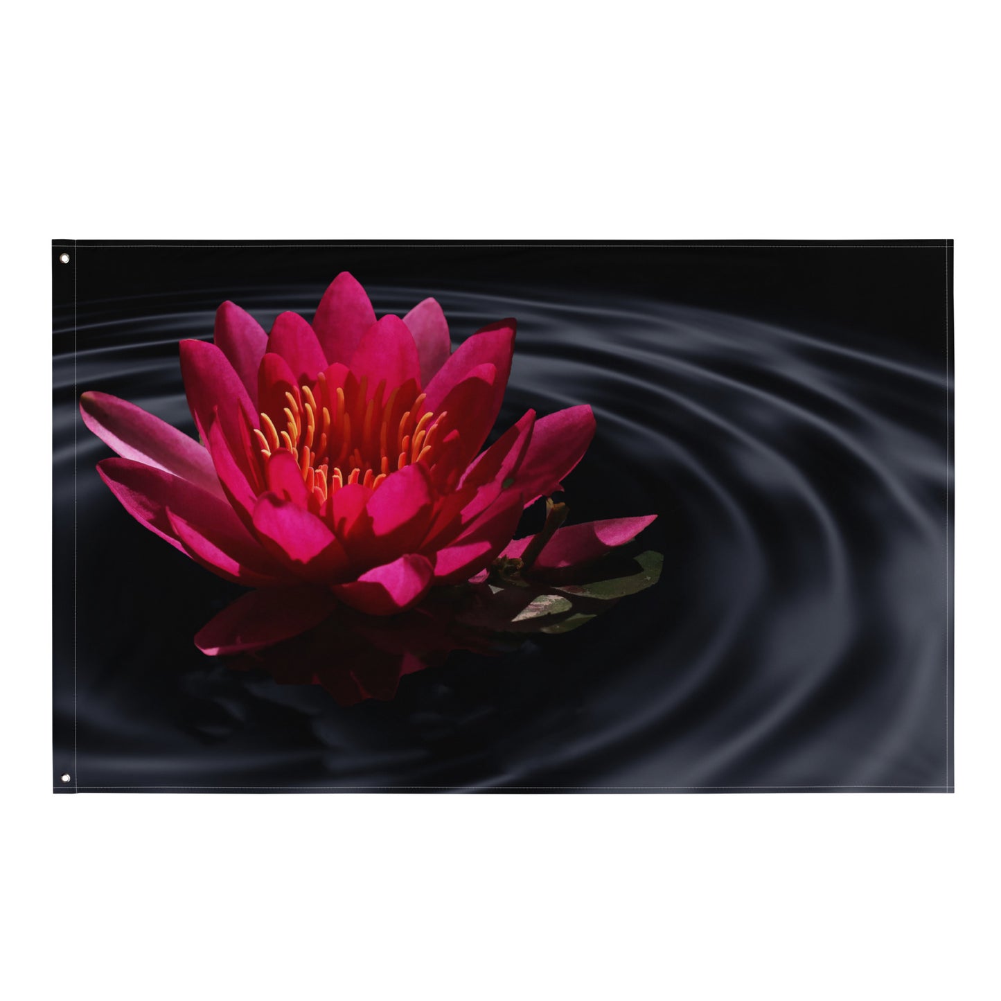 Lily Flower Art Painting Flag Tapestry