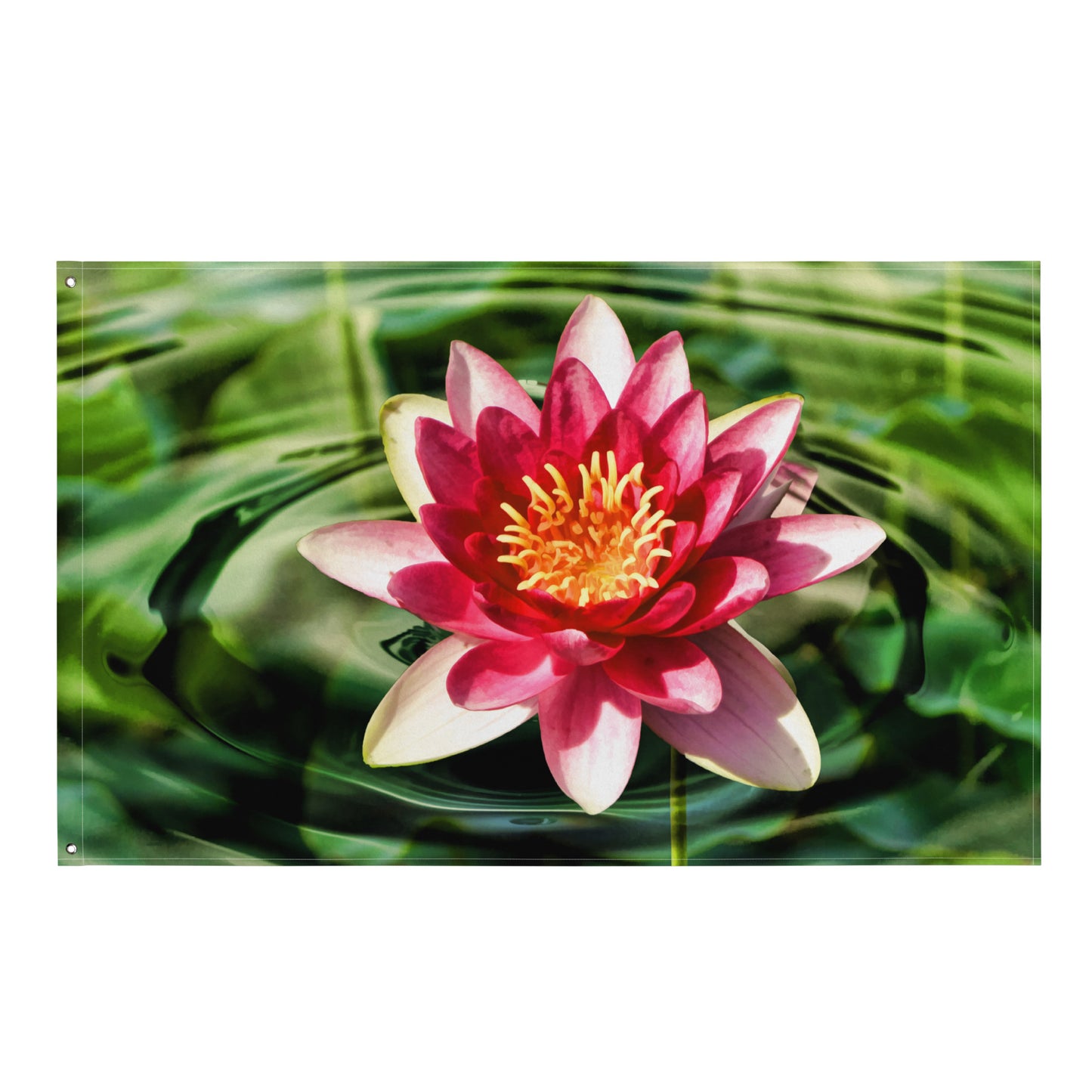 Lily Flower Painting Wall art Flag Tapestry