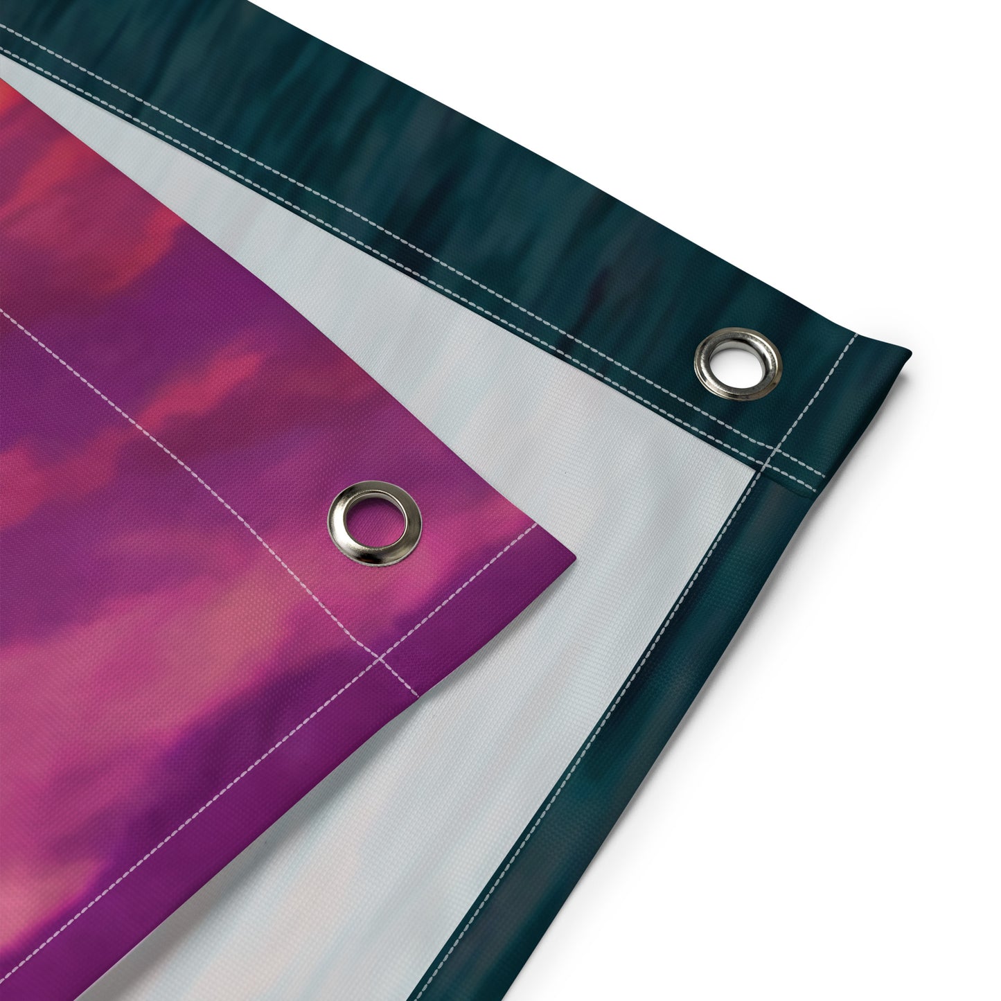 Glimmering Sunrise Flag Tapestry wall hanging