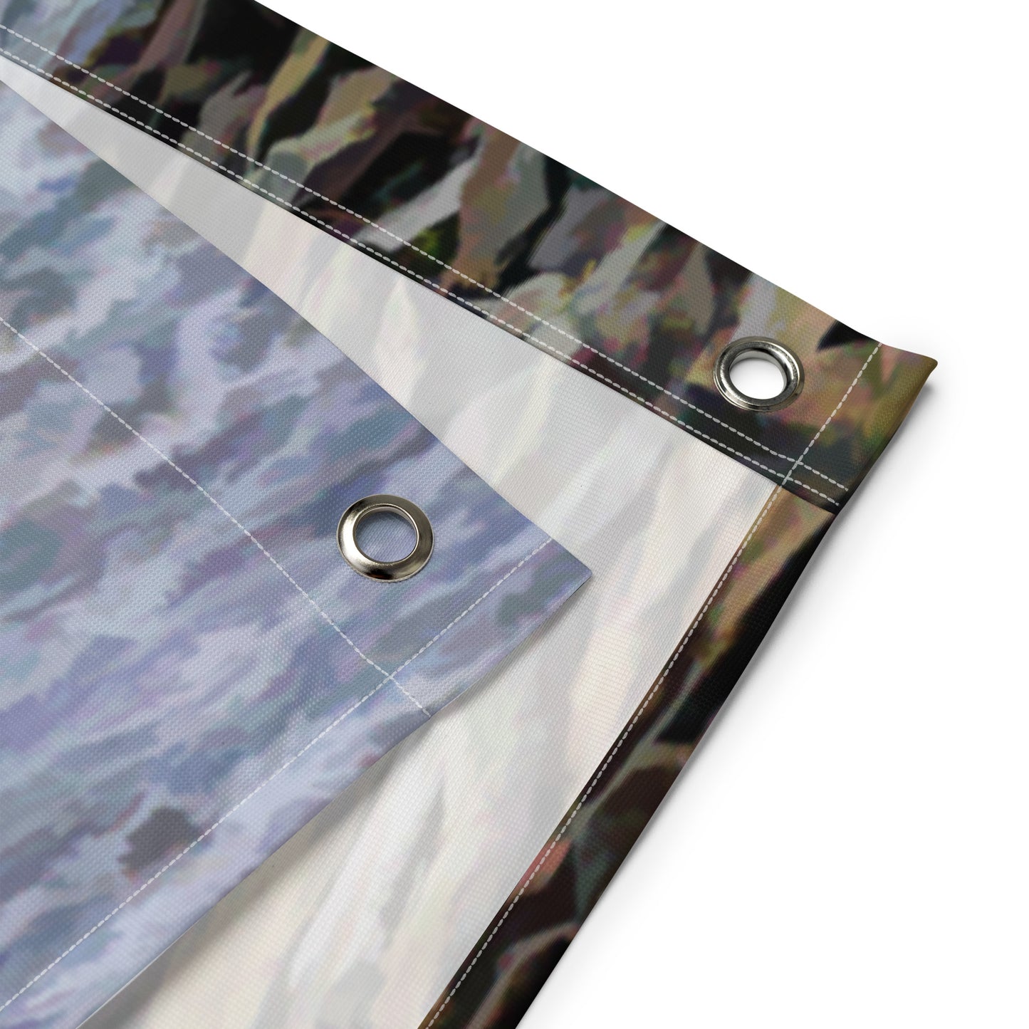 Waterfall Umbrella Painting Flag Tapestry