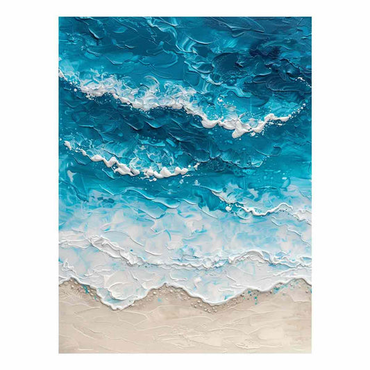 Beach Art Canvas Painting Print