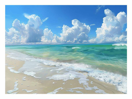 Perfect Beach Canvas painting Print