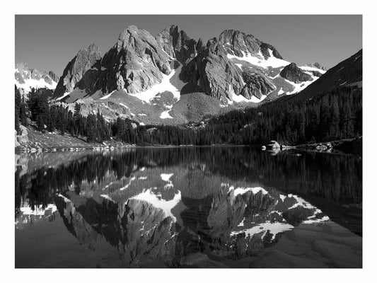 Mountian Peak Reflections Canvas Art Print
