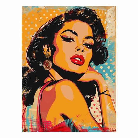 Sexy Lady Canvas Art Print