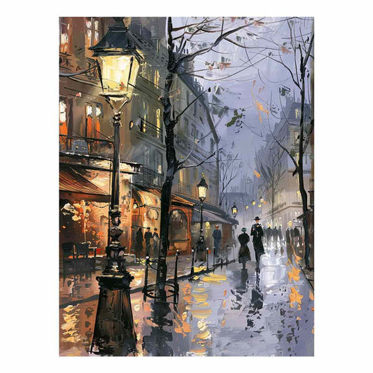 Street Walk Canvas Art Print