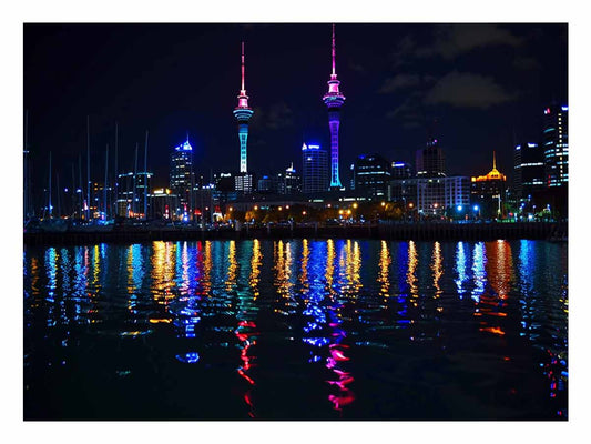 Auckland Skyline Canvas Art Print