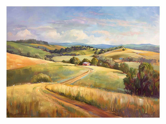 Australia Landscape Canvas Art Print