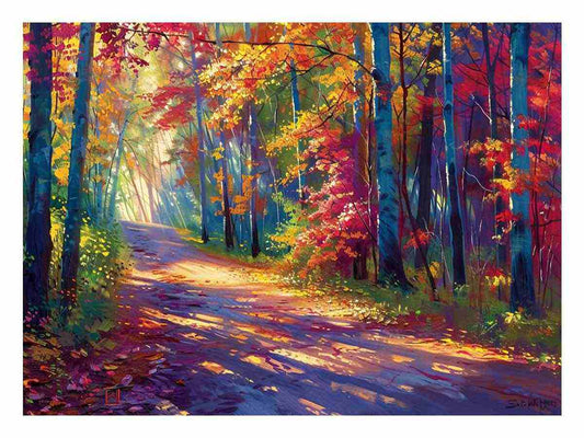 Autumn Trees Canvas Art Print