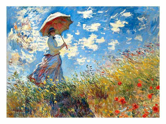 Sunshade Famous Painting Canvas Art Print