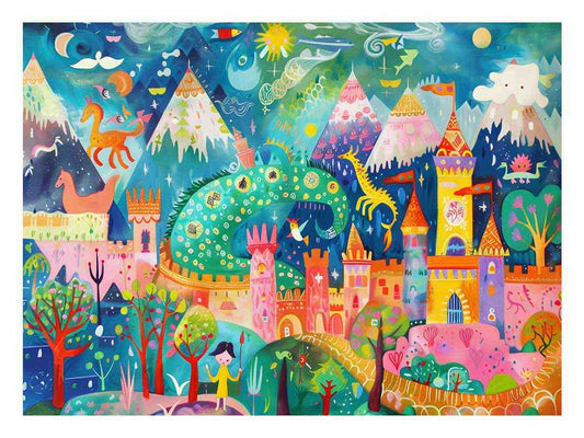 Kids Nursery Art Canvas Art Print