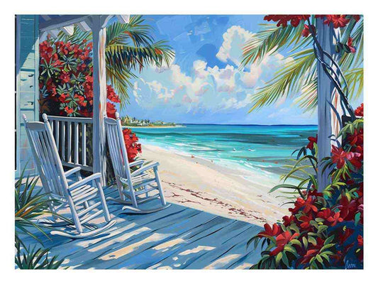 Island Beach House Artwork