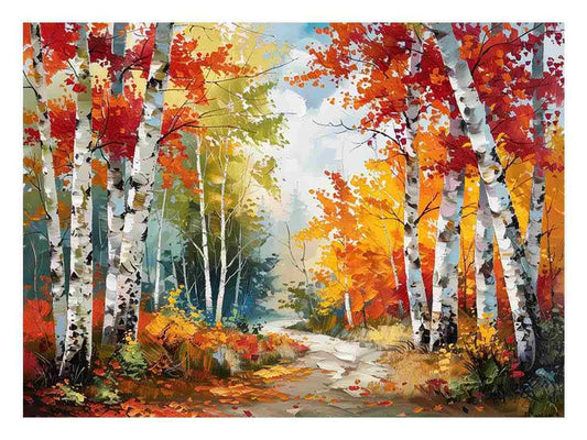Autumn Forest Canvas Art Print