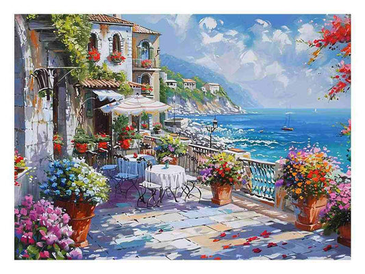 Beachside Living Canvas Art Print